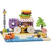 Marioinex 904244 Blocchi di costruzione Mini Waffle City Food Truck 148 Elementi 2 Figure