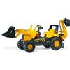 ROLLY TOYS Rolly JCB Tractor with Frontloader and Rear Excavator by