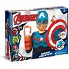 Clementoni - 18610 - Maschera Marvel Capitan America - Gioco Creativo Bambini 5 Anni+