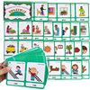 HONTOUSIP 46 gruppi irregolari passati verbi inglesi flashcards|grammaticale apprendimento tascabile Word Cards |Per asilo/insegnante/homeschool forniture strumenti