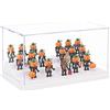 Tingacraft Teca Plexiglass (24 x 14 x 12 cm) Vetrina Acrilico Espositore per Minifigures, Bianco