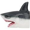 Zerodis 8 Pollici Puppet Animale Guanti da Animali Cartone Animato Squalo Testa Burattino a Mano Compleanno Natale per Bambini Adulti Costume di Halloween Stage Cosplay e Dress-up
