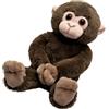 Generico Punch Monkey Peluche-Peluche | Scimmia di peluche, Orangutan - Co-Friendly coccolone Scimmia di peluche per bambini Ragazze Ragazzi Fan Adulti Ufficio Camera da Soggiorno Viaggi