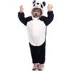 Rubie's Rubies Costume Panda Amorevole per bambino e bambina, Tuta con cappuccio e coda, Ufficiale Rubies per Carnevale, Halloween, Natale e Feste