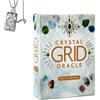 Generico Crystal Grid Oracle - Mazzo tascabile per principianti con collana - Design potenziato, facile da usare