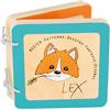 small foot 10863 Libro per bambini Lex di legno, insegna ai bambini piccoli modelli, a prova di saliva e sicuro, a partire da 12 mesi