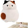 Generico Cuscino in peluche per gatti, simpatico peluche per gatti, Bambola di gatto farcita dei cartoni animati, Peluche morbido e confortevole per camera da letto, sala giochi, soggiorno, divano, camera dei