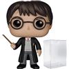 Harry Potter - 01 Funko Pop! Vinyl Figure (Bundled con compatibile Pop Box Protector Case), Multicolore, 9,5 cm