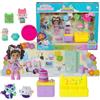Gabby's Dollhouse Gabby Casa delle bambole, Set di figurine di compleanno Cakey con Gabby Girl, 4 statuette, giocattoli a sorpresa e accessori per la casa delle bambole, giocattoli per bambini per ragazze e ragazzi 3+