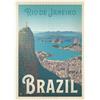 MyPuzzle.com MyPuzzle Brasile: Vista Del Porto Di Rio De Janeiro, Poster D'epoca - Premium 1000 Pezzi Puzzle - MyPuzzle Collezione speciale di Anderson Design Group