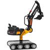 Rolly Toys RollyDigger XL Volvo 513222 - Escavatrice da sedile, colore: Nero/Giallo