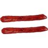 Abaodam 2 Pezzi Riproduzione di Salsiccia Artificiale Marrone in PVC | Texture Realistica, Aspetto Vivido, per Vetrine Negozi, Allestimento Scenico, Stagione di Halloween, Scuola