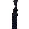 Licsaliwe Parrucca per Capelli Ricci per Bambola da 8 Pollici in Mohair Naturale Realistico per Figurine Artigianali per Bambole Fai-da-Te, Nera