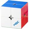 cuberspeed Cuber Speed YJ MGC 2x2 Beta 2x2 Ball Core + UV) Speed Cube