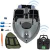 XUEMANSHOP Barca telecomandata, 600 m, con GPS, carico 2 kg, 40 punti di posizionamento, doppio motore, barca RC per fiumi, laghi e mari
