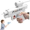 ViCUULY Pistola Ad Acqua Scherzosa, Pistola Ad Acqua Scherzosa, Pistole Ad Acqua Bidirezionali Compulsive, Pistole Ad Acqua a Sorpresa Invertite - Spara All'utente! Giocattolo Divertente (White)