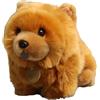 Générique Chow Chow - Cane in Marrone da 25 cm, Peluche morbido e confortevole, animali per uomini, donne e, decorazione della casa familiare, sala giochi, camera da