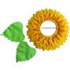 HEMOTON 1 Set Copricapo Di Girasole Cappello Copricapo Di Fiori Costume Divertente Costume Da Girasole Costume Girasole Per Bambini Panno Di Seta Capi Di Abbigliamento