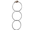 SUMAG - Set di 3 anelli magnetici di grandi dimensioni, diametro 31 cm, in acciaio inox, illusione del palco mago