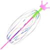 Generisch Rainbow Stick Twirler - Spinner Twirler per bambini, magia incandescente | Giocattolo interattivo a bolle rotante per giardino interno all'aperto