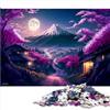 AITEXI Puzzle con paesaggi giapponesi Puzzle per adulti 1000 pezzi Puzzle in cartone regalo per età 12 anni più regalo di compleanno, regali per adulti 1000 pezzi （26x38 cm）