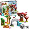 LEGO DUPLO Animali dell'Asia, Giochi Educativi con 11 Figure di Animali Giocattolo per Bambini con Mattoncino con Suoni Realistici e Tappetino da Gioco 10974