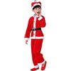 DEARMAMY Vestito Da Babbo Natale Per Bambini E Bambine Per Spettacoli Teatrali Con Cappello Cappotto Pantaloni E Cintura 100 Cm