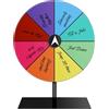 Generico Giocattolo Gira La Ruota, Ruota Dei Premi Che Gira, Ruota Della Roulette Da Tavolo Da 8/12/15 Slot Con Supporto, Per Carnevali, Fiere, Attività Festive, Vincere Il Gioco Del Gi-ros Della Fortuna