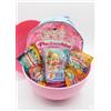 Jolly gift toy Uovo di Pasqua Giocattolo Bambina 40 cm Rosa - Pasqualone Amicicci con 5 Sorprese Garantite, Zaino Asilo, Cicciobello Amicicci Personaggio, Set Bustine Tattoo - Regalo Pasqua 2026 Bambini 3-6 Anni