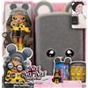 Na! Na! Na! Surprise Na Na Na Surprise Mini Backpack Serie 2 - Marisa Mouse - Bambola Fashion e Zaino in Peluche Grigio - Adatto per Età 4+