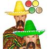 FIESTAS GUIRCA GUIRCA CAPPELLO MESSICANO SOMBRERO ADULTO 45 CM - COLORI ASSORTITI (ROSSO)