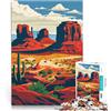 SYUNFEI Paesaggio della Monument Valley Puzzle da 1000 pezzi per adolescenti Giocattoli Giochi Educativi Antistress offerte come regali per tutta la famiglia 38x26cm