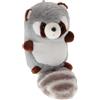 KONTONTY Portachiavi Peluche Procione con Anello per Chiavi Accessorio Decorativo per Borse e Regalo Adorabile Regalo per Ragazzo e Adulti