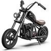 HYPER GOGO Challenger 12 Motocicletta elettrica per bambini, Moto Elettrica con Motore 160W, Modalità di Velocità 8/12/16 KMH, Pneumatici pieni da 12, Fino a 60 minuti di corsa continua per bambini