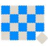 LittleTom 18 Pezzi Tappeto Gioco per Bambini in Piastrelle EVA 30x30 - Pavimento Morbido e Antiscivolo per Neonati - Superficie Puzzle Protettiva Ideale per la Cameretta dei Bimbi e Gioco a Terra