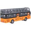 Maqulae Giocattolo Telecomandato per Autobus RC con Design Anti-collisione Asse Singolo Leva Idraulica Cabina Alta Simulazione per Bambini Dai 3 Anni in su (QH204 9 Autobus turistico)