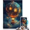 LKSDCBOT Puzzle 1000 pezzi per adulti Mongolfiera Fatto di carta，per 14+ Gioco pratico Giocattoli da regalo。misurare：26x38cm/10.24 x 14.96pollice