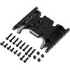 INJORA RC Supporto per Scatola Ingranaggi 1pc RC Gearbox Holder RC Accessori per 1:10 RC Crawler Axial SCX10 II 90046 90047 90075 (Nero)