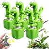 NNBWLMAEE Lizard Keychain Sound, Rechargeable Lizards Anxiety Relief Keychain Button Toy, Fun Rechargeable Keychains with Colorful Lights, Portable Stress Reliever for Anxiety & Sensory Fun (5PCS)