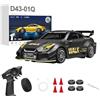NULA 1:43 RC Auto Drift Car 20KM/H con giroscopio, 2,4 GHz 4 WD, veicolo da corsa completamente proporzionale, velocità regolabile e illuminazione a LED per ragazzi e adulti - D43-01/02