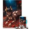 AITEXI puzzle 1000 pezzi per adulti Demone gotico sexy anime lady Riduzione dello stress interessante Gioco educativo per compleanno e Natale 52x38cm