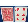 US Playing Card Company Mazzo di carte tutte uguali dorso ROSSO (6 di Cuori)