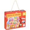 Baroni Toys Puzzle Sagomato per Bambini, Gioco Educativo e Divertente in Cartone per Bambini 3+, Puzzle da 60 Pezzi, Idea Regalo, 51,5x35 cm, Castello dei Sogni