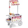 Melissa & Doug Carretto Snacks e Dolci in Legno, Set da gioco, bambini e bambine di 3, 4, 5, 6 anni in su.