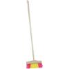 Theo Klein 6608 Scopa in legno I Scopa per bambini con resistente manico in legno I Setole robuste in plastica I Dimensioni- 18 cm x 5 cm x 70 cm I Giocattoli per bambini dai 3 anni in su
