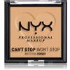 NYX Professional Makeup Can't Stop Won't Stop Mattifying Powder Cipria compatta 6 g Nr. 05 - Golden