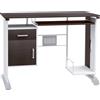 Scrivania Porta Pc Computer Da Ufficio Con Cassetto In Legno Color Noce