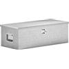 Cassetta Degli Attrezzi Da 43l In Alluminio Con Serratura, 2 Chiavi E Maniglia Laterale, 76.2x33x24.4 Cm, Argento