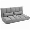Divano Letto Moderno 2 In 1, Schienale Reclinabile Su 7 Livelli E Cuscini, Divano Per Soggiorno Per Tv, Giochi, Lettura, Yoga, Ufficio, 130x73x60 Cm,