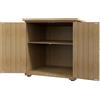 Armadio Da Esterno Con Ripiano Interno Regolabile E Tetto Inclinato, In Legno Di Abete, 77.5x88x90 cm
